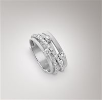 Ringe Marco Bicego Dame Goa in Weißgold Diamante AG315-B-B5-W-01 - AG315-B-B5-W-01
